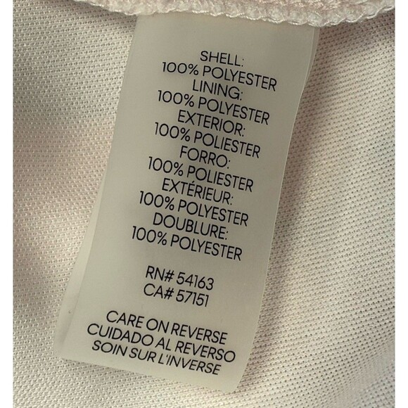 Calvin Klein Maxi Dress White Pink Floral Flutter Sleeve Size 8 Coquette - Picture 7 of 9